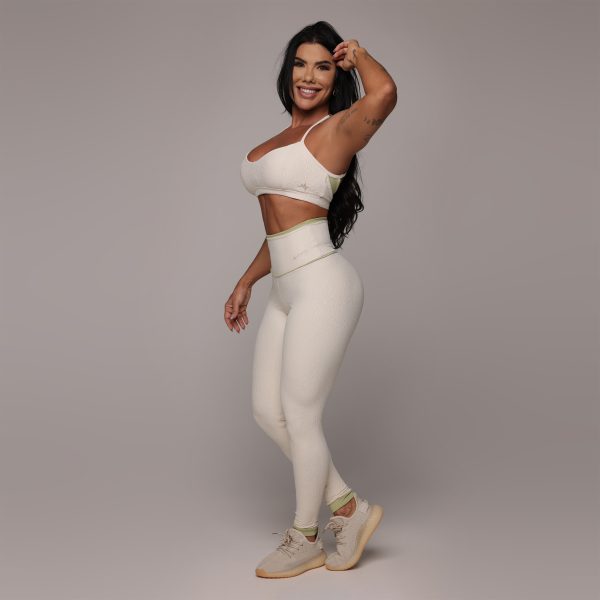 LEGGING WALK EMPINA BUMBUM JACQUARD DUNAS OFF-WHITE - Imagem 7