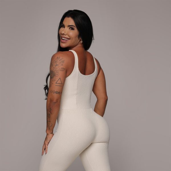 MACACÃO CONFORT JACQUARD DUNAS OFF-WHITE - Imagem 2