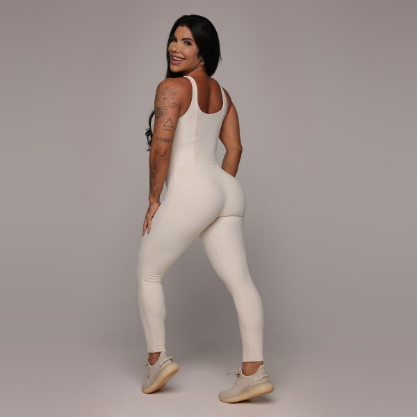 MACACÃO CONFORT JACQUARD DUNAS OFF-WHITE - Imagem 7