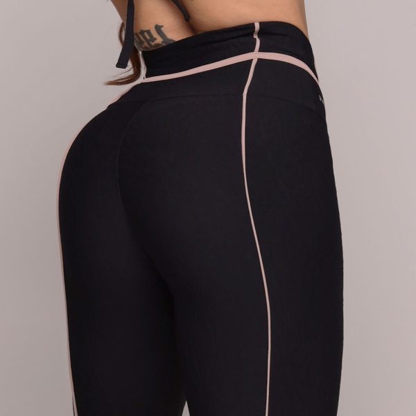 LEGGING QUEENS JACQUARD DUNAS PRETO - Imagem 2
