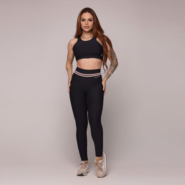 TOP TORINO JACQUARD DUNAS PRETO - Imagem 5