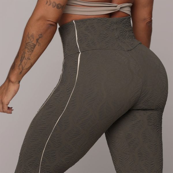 LEGGING HOPE JACQUARD NATURE VERDE MILITAR - Imagem 2