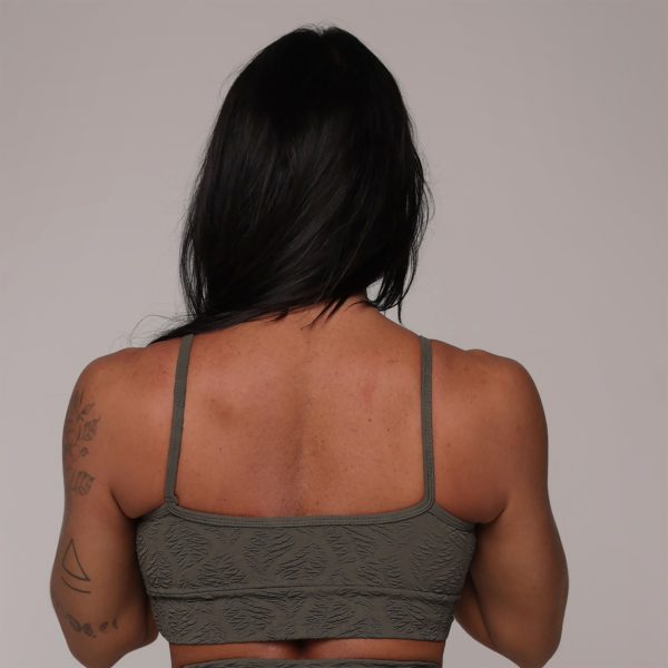 TOP HOPE JACQUARD NATURE VERDE MILITAR - Imagem 2