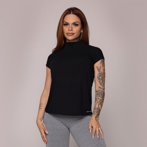 CAMISETA GENEBRA RISQUÉ PRETO