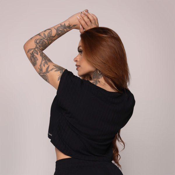 CROPPED HONDURAS RISQUÉ PRETO - Imagem 2