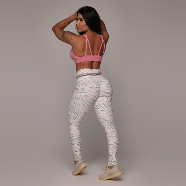 LEGGING EMPINA BUMBUM ZEBRA BLUSH EXCLUSIVA - Imagem 5