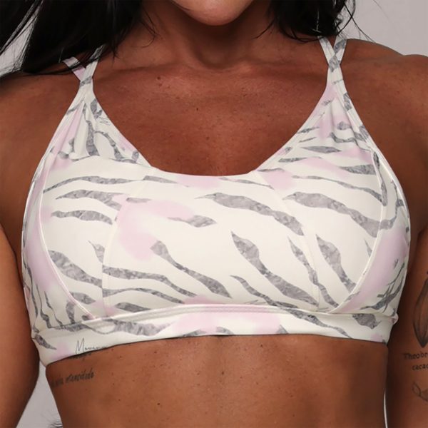 TOP PETRA ZEBRA BLUSH EXCLUSIVO