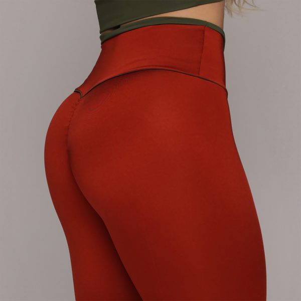 LEGGING WALK BICOLOR EMPINA BUMBUM BORDÔ - Imagem 2