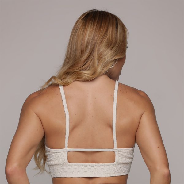 TOP STRAPPY JACQUARD DIAMOND OFF-WHITE - Imagem 2