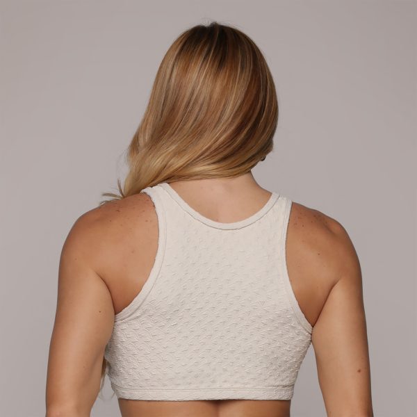 TOP TORINO JACQUARD DIAMOND OFF-WHITE - Imagem 2