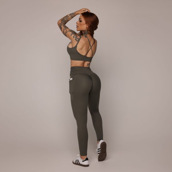 LEGGING MICHIGAN EMPINA BUMBUM VERDE AMAZÔNIA - Imagem 6